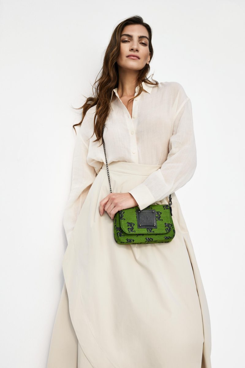 S E L I N I mino lurex green - Image 2