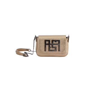 S E L I N I leather gold