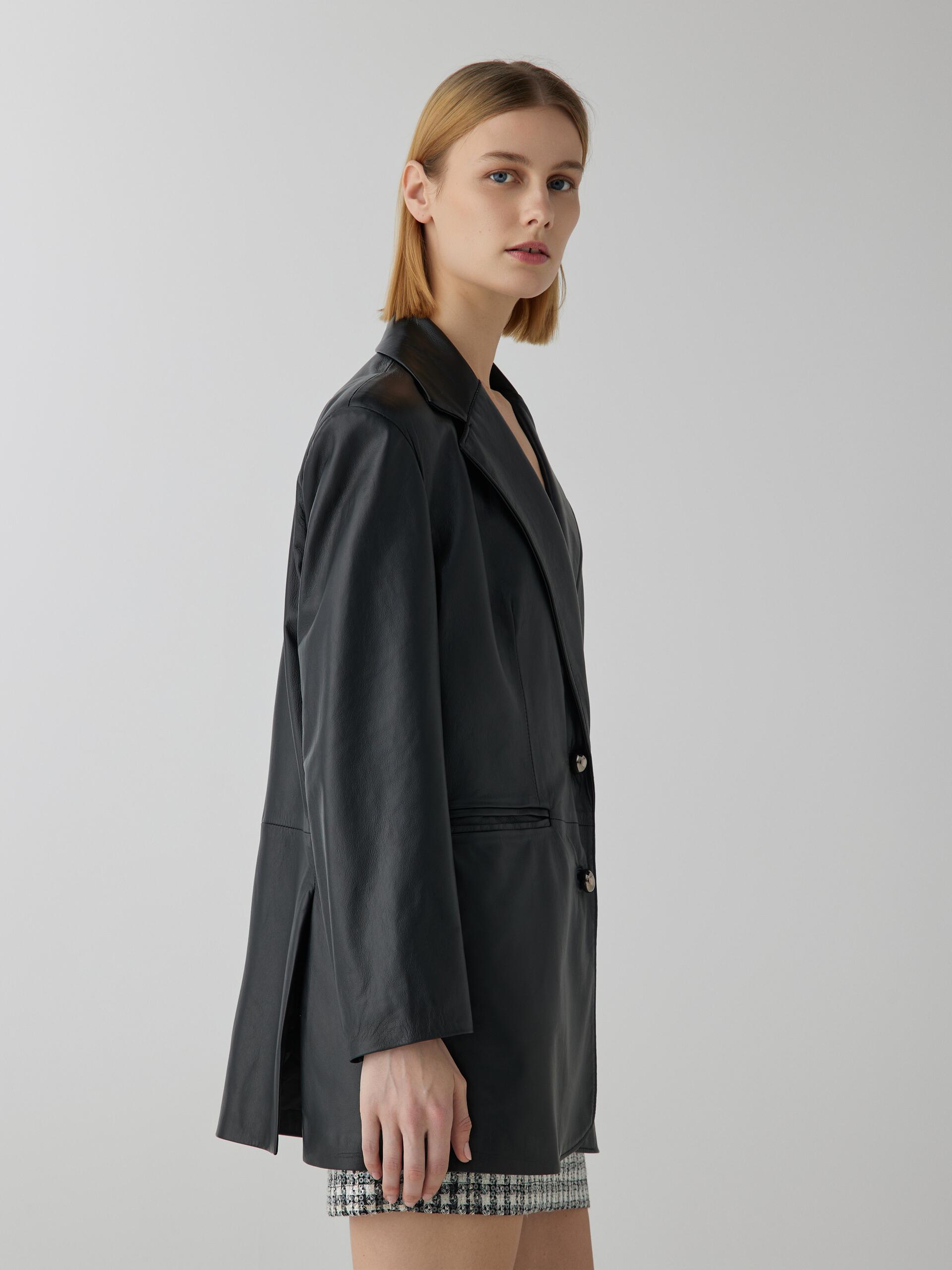 ALBA leather blazer