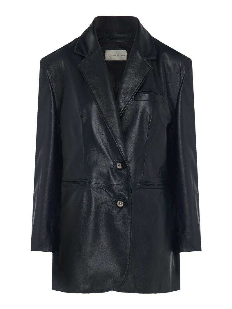 ALBA leather blazer